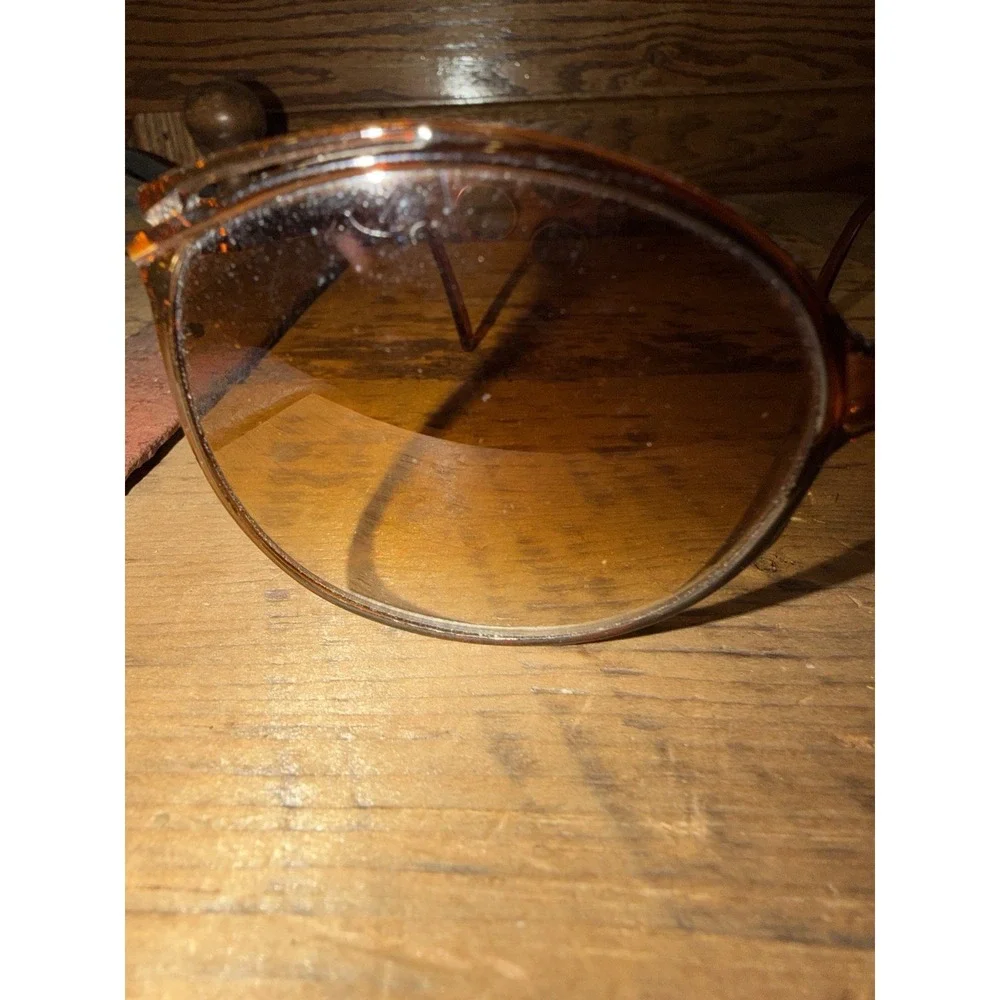 Vintage Guy Laroche Oversized Sunglasses, Brown Gradient‎ Ombre Lenses France